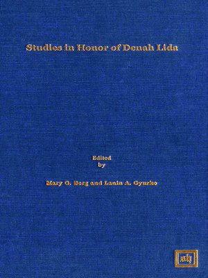 cover image of Studies in Honor of denah Lida